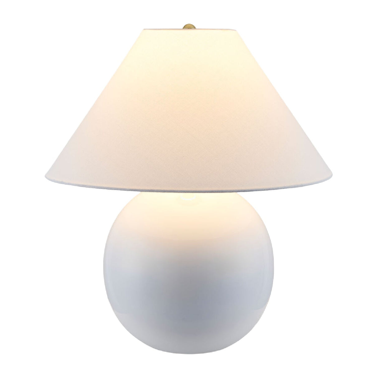 Modern European furniture - White Empire Fabric Table Lamp - www.oroa.com