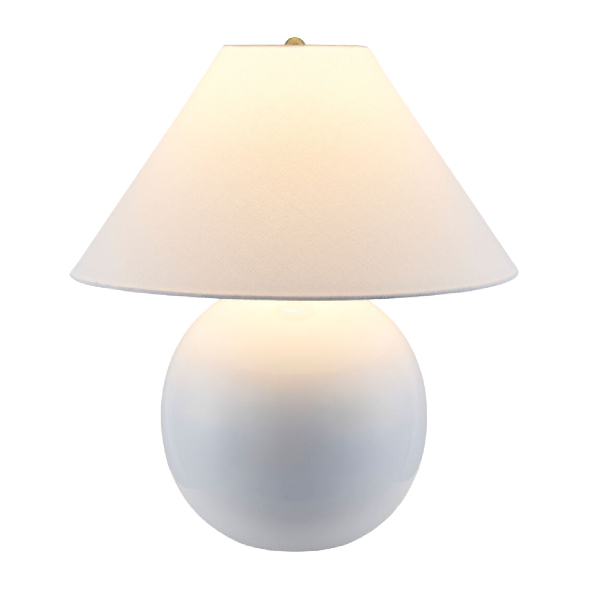 Modern European furniture - White Empire Fabric Table Lamp - www.oroa.com