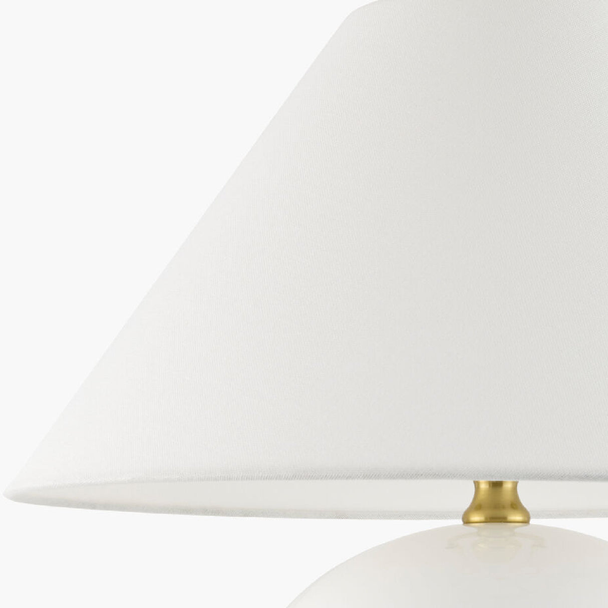 Modern European furniture - White Empire Fabric Table Lamp - www.oroa.com
