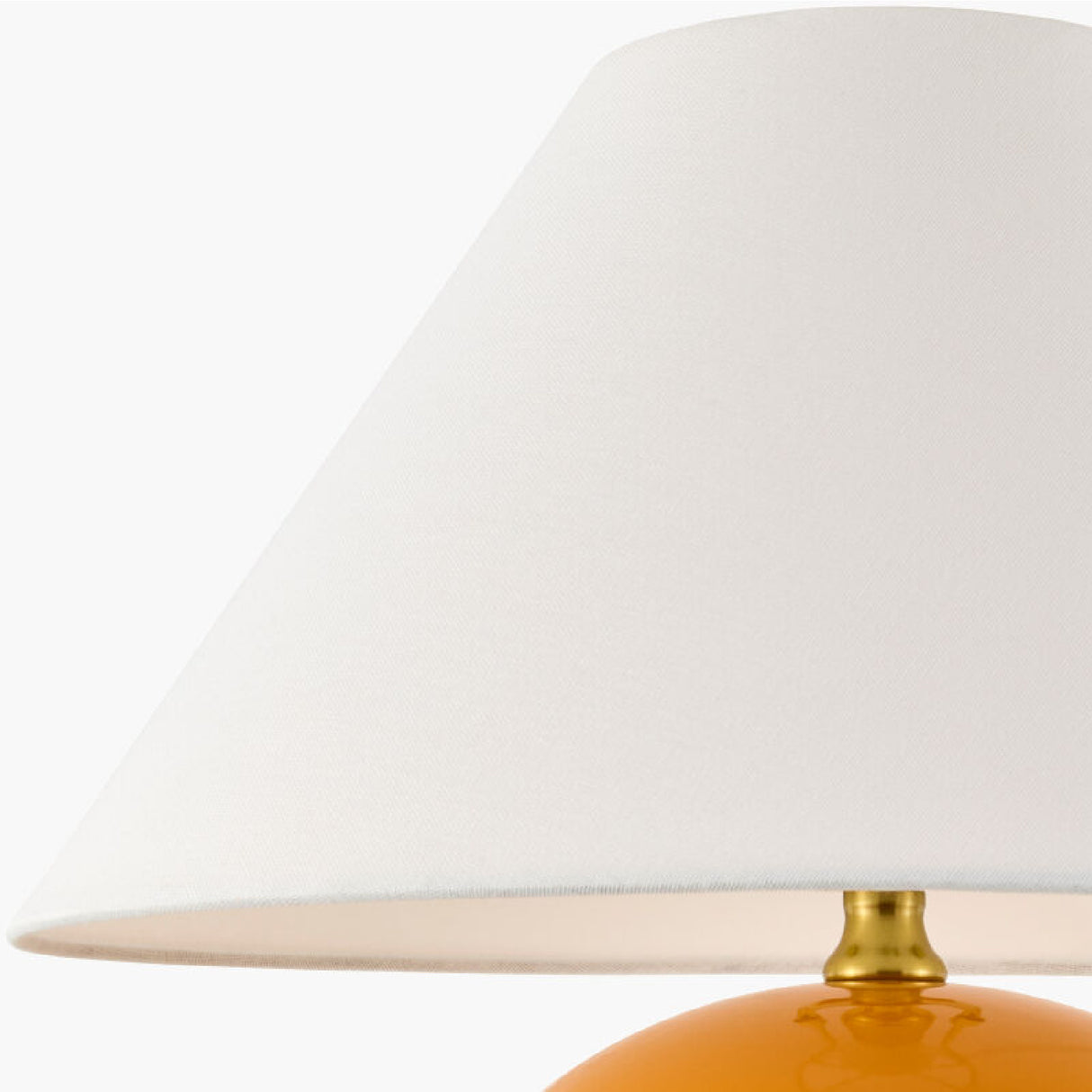 Modern European furniture - White Empire Fabric Table Lamp - www.oroa.com