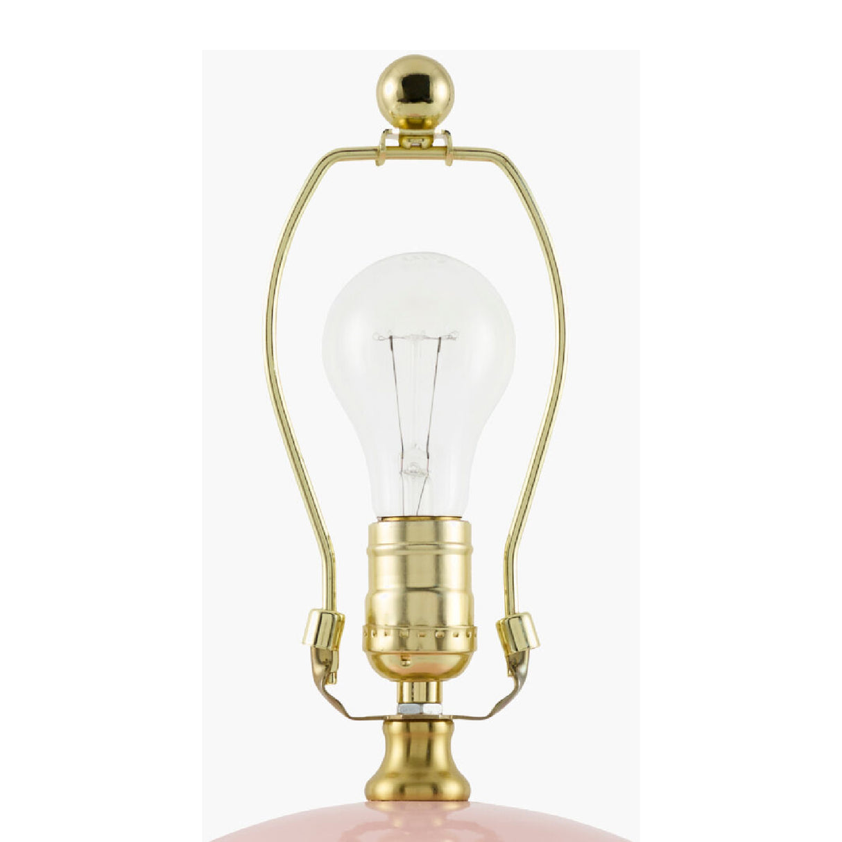 Scalloped White Fabric Table Lamp | Oroa.com