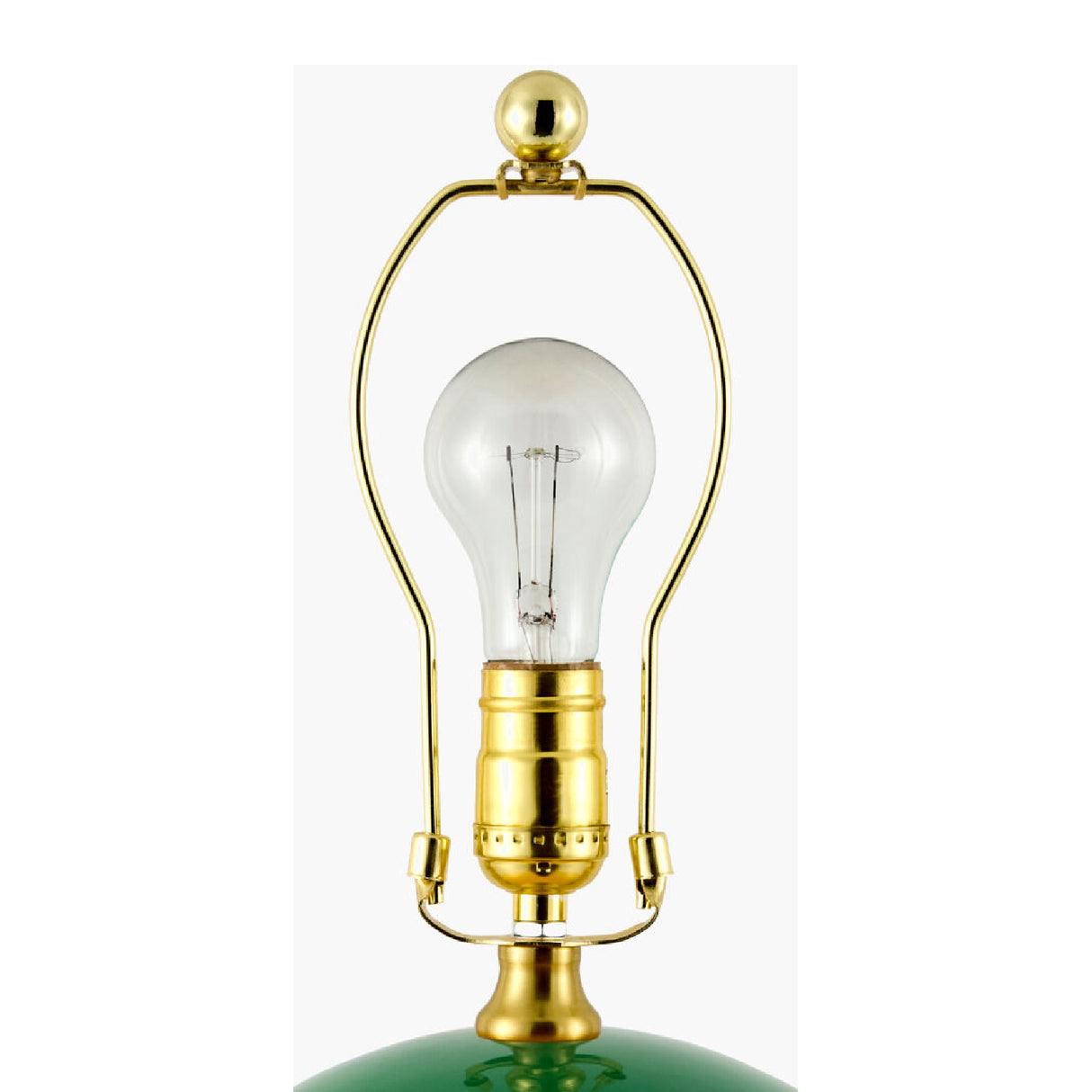 Modern European furniture - Glazed Globe Ceramic Table Lamp - www.oroa.com