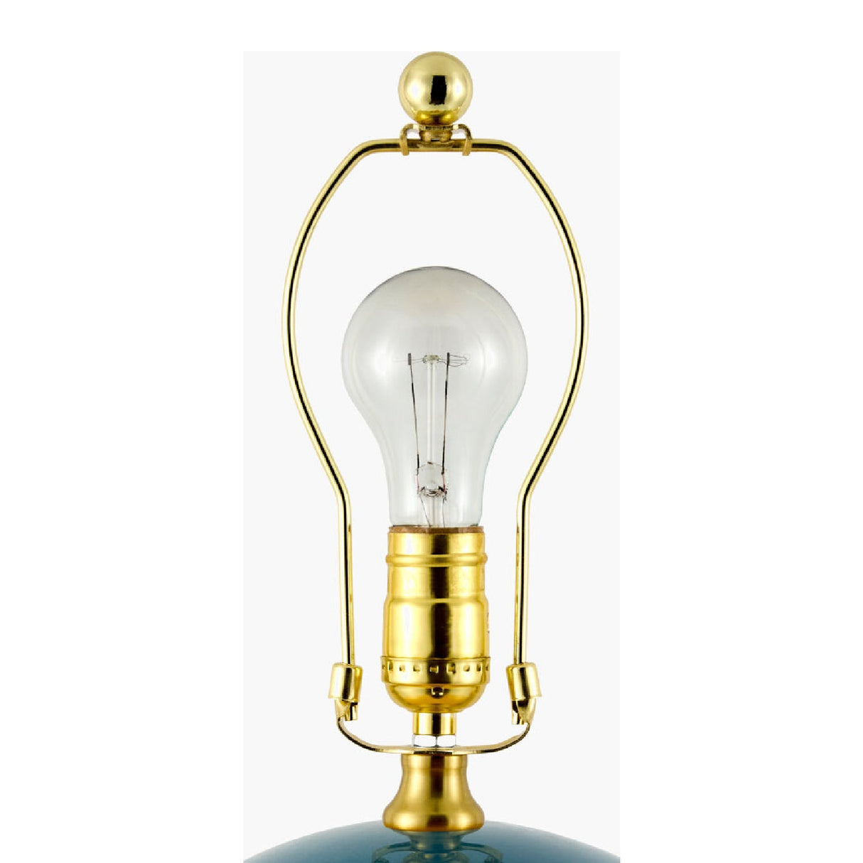 Modern European furniture - Glazed Globe Ceramic Table Lamp - www.oroa.com