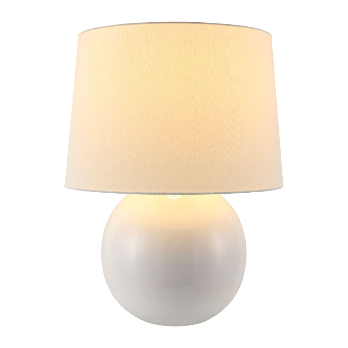 Modern European furniture - Glazed Globe Ceramic Table Lamp - www.oroa.com