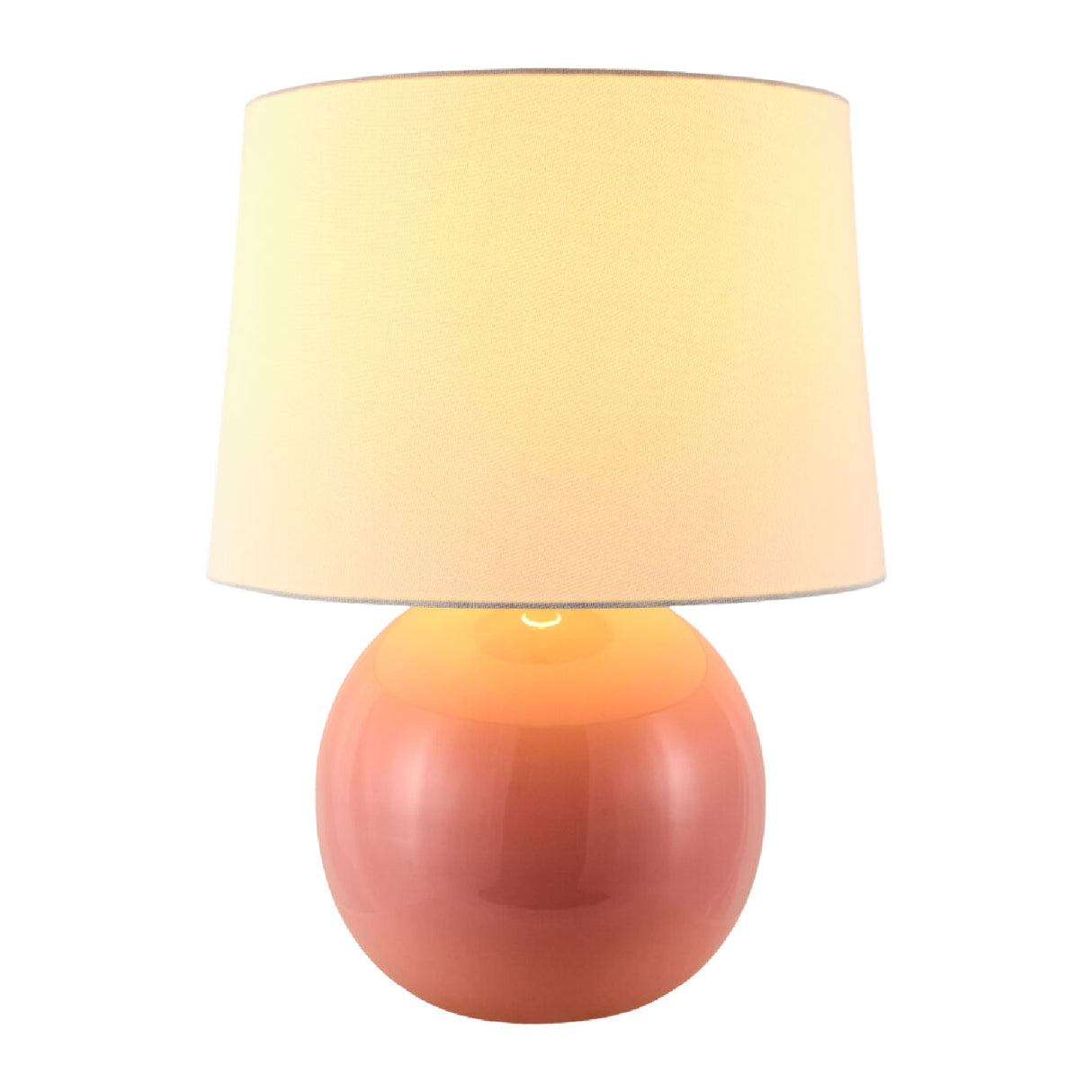Modern European furniture - Glazed Globe Ceramic Table Lamp - www.oroa.com