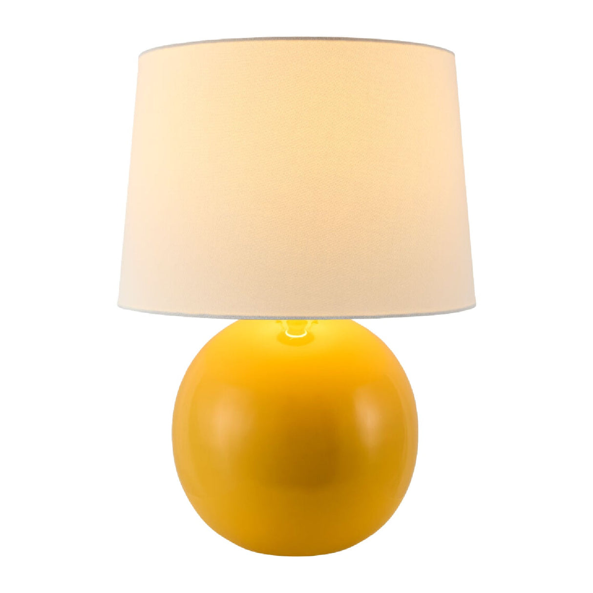 Modern European furniture - Glazed Globe Ceramic Table Lamp - www.oroa.com