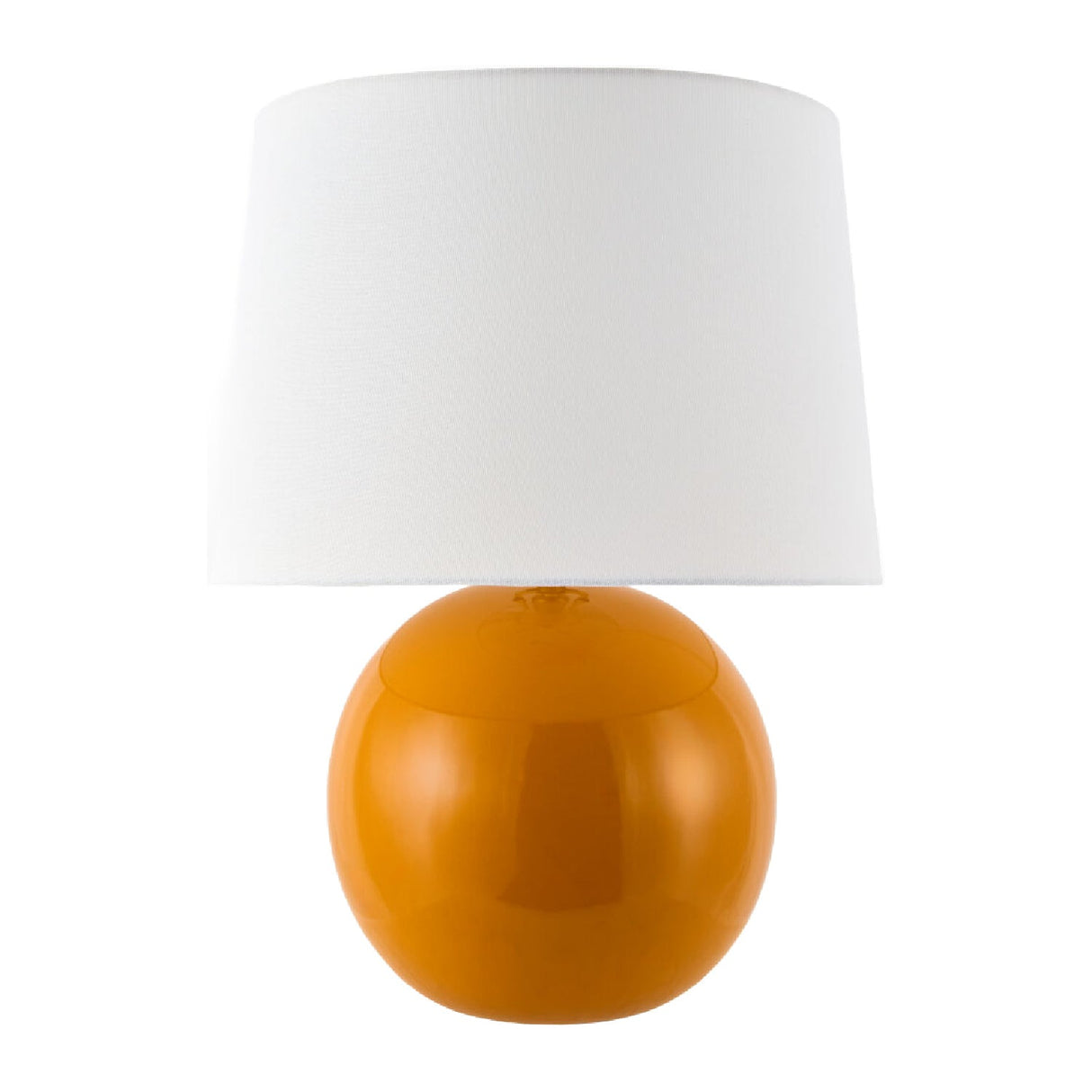 Modern European furniture - Glazed Globe Ceramic Table Lamp - www.oroa.com