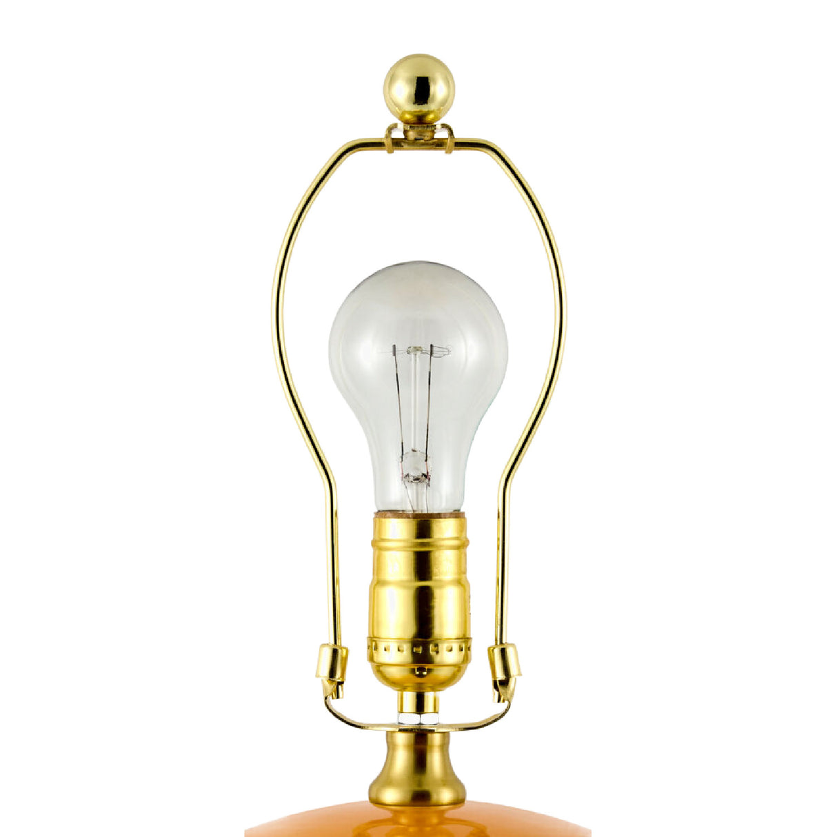 Modern European furniture - Glazed Globe Ceramic Table Lamp - www.oroa.com