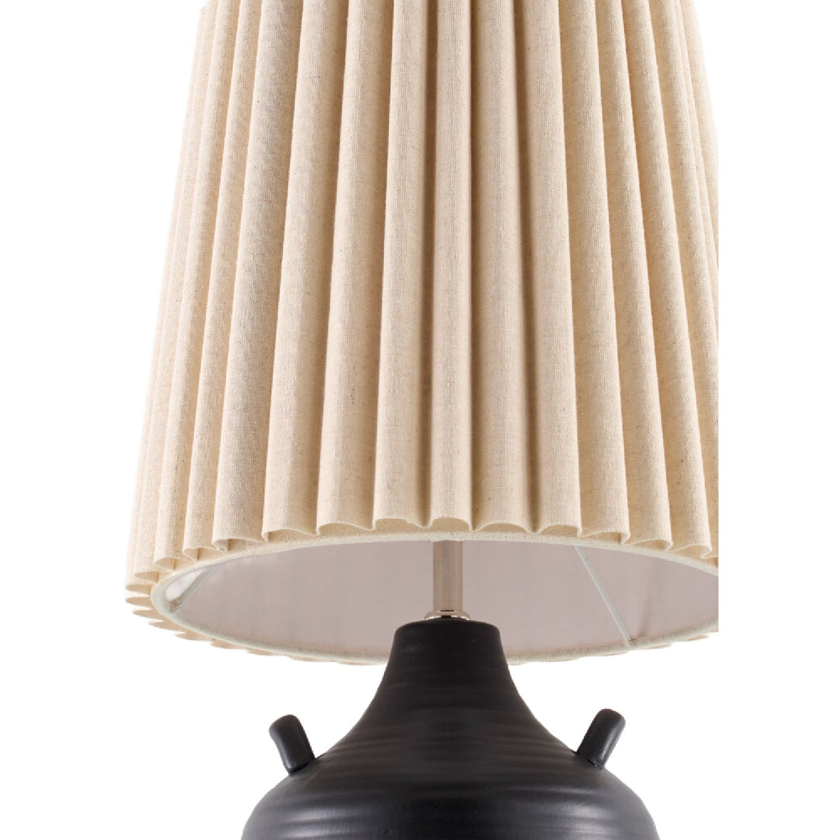 Modern European furniture - Ceramic Fluted Linen Table Lamps (2) - www.oroa.com