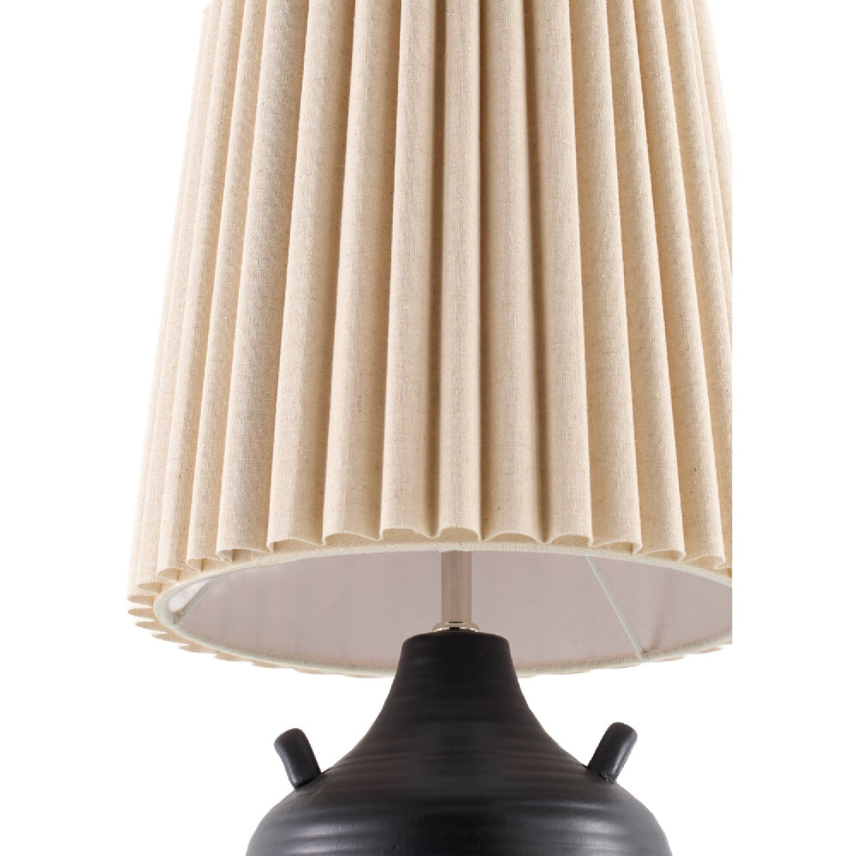 Modern European furniture - Ceramic Fluted Linen Table Lamps (2) - www.oroa.com