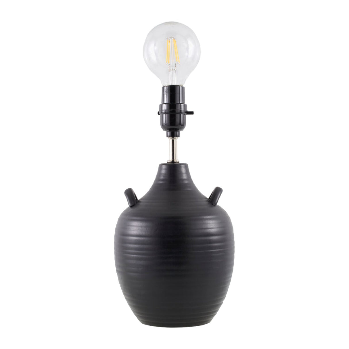 Modern European furniture - Ceramic Fluted Linen Table Lamps (2) - www.oroa.com
