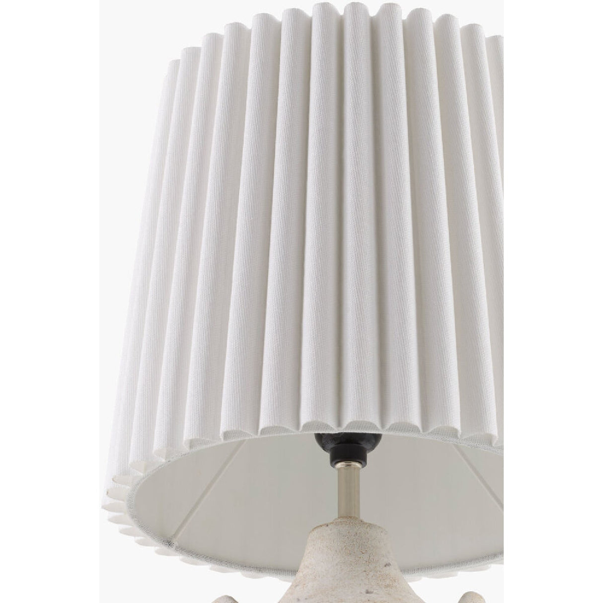 Modern European furniture - Ceramic Fluted Linen Table Lamps (2) - www.oroa.com