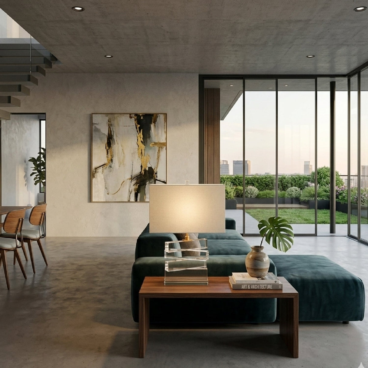 Modern European furniture - Clear Crystal Accent Table Lamp - www.oroa.com