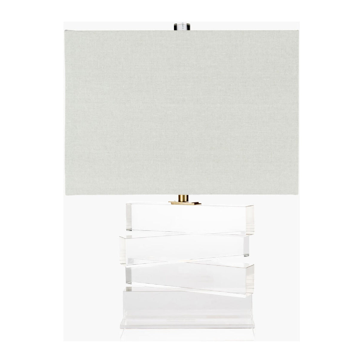 Modern European furniture - Clear Crystal Accent Table Lamp - www.oroa.com