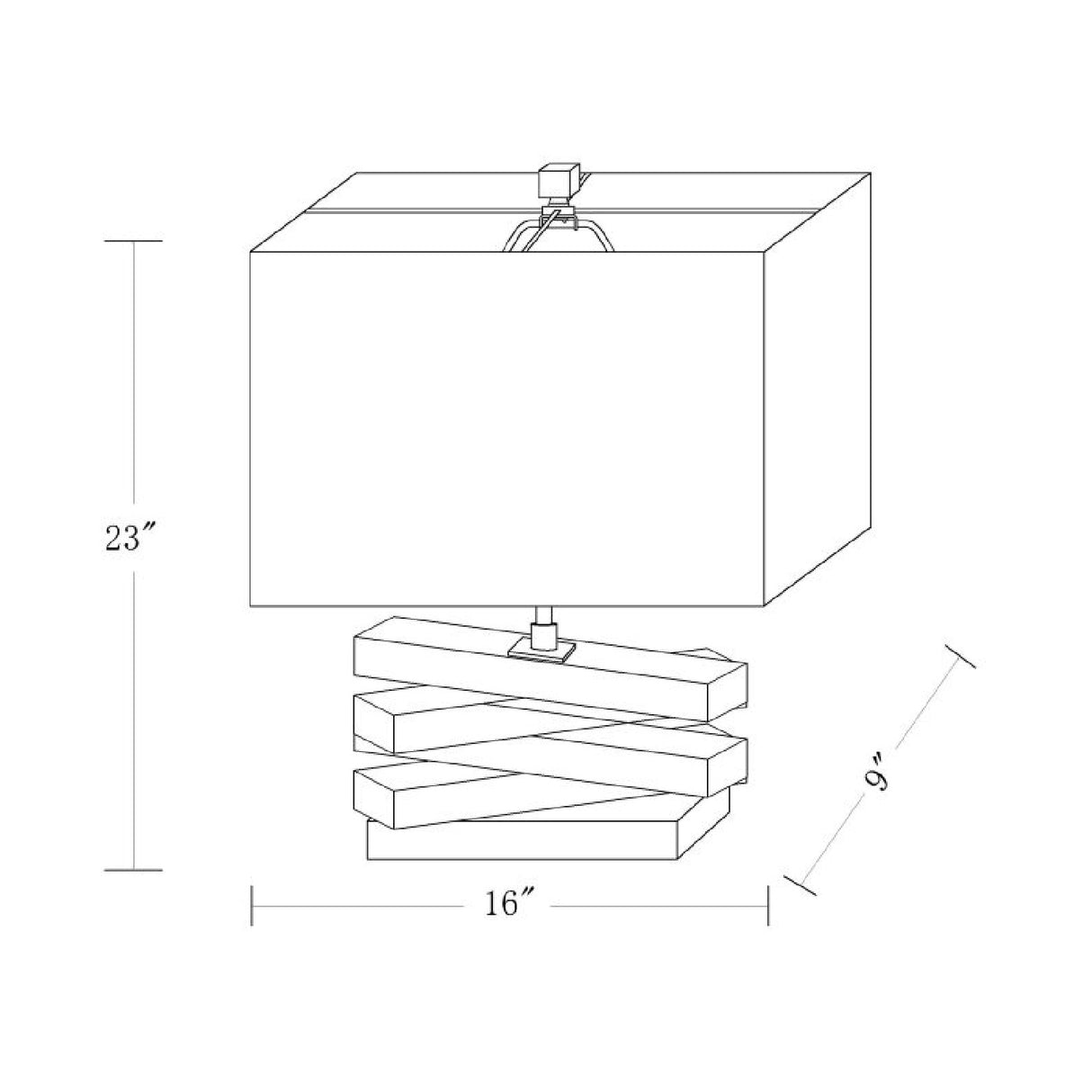 Clear Crystal Accent Table Lamp | Oroa.com