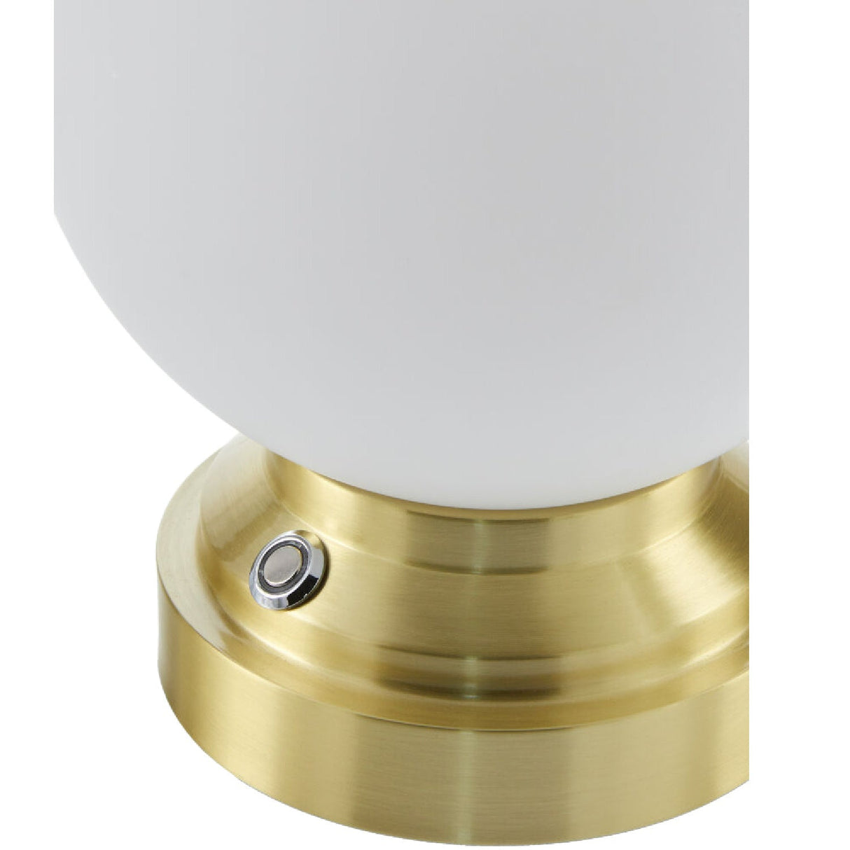 Modern European furniture - White Glass Globe Table Lamp - www.oroa.com
