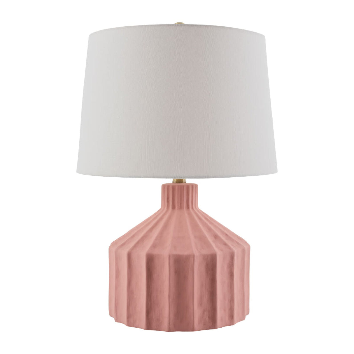 Modern European furniture - Fluted Ceramic Accent Table Lamp - www.oroa.com