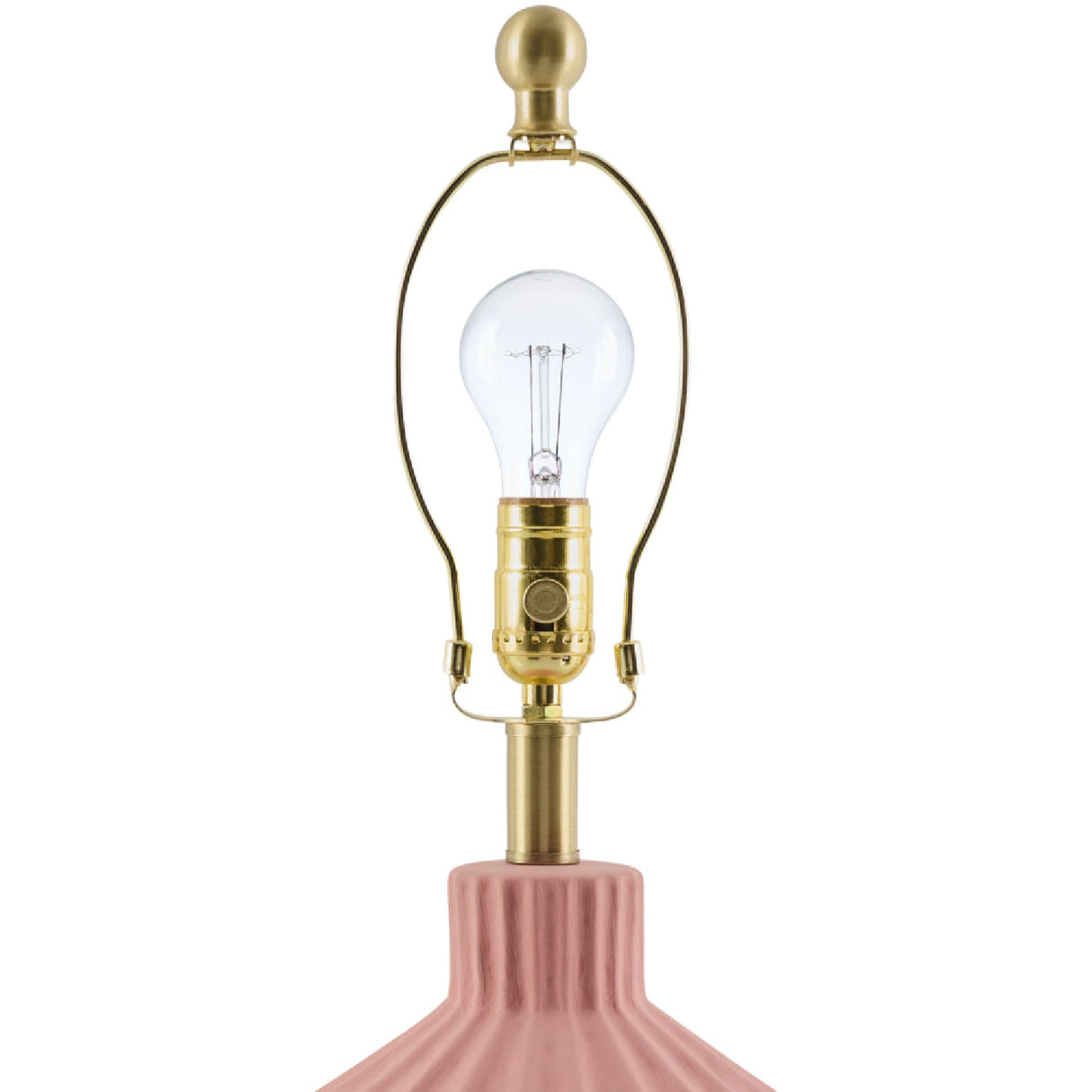 Modern European furniture - Fluted Ceramic Accent Table Lamp - www.oroa.com