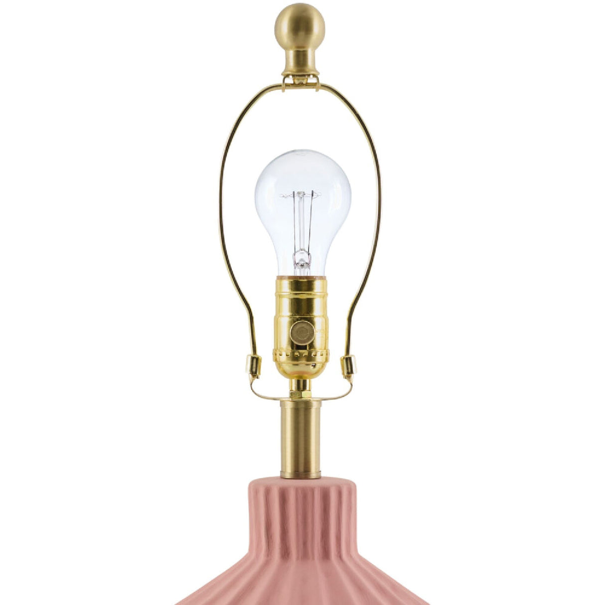 Modern European furniture - Fluted Ceramic Accent Table Lamp - www.oroa.com