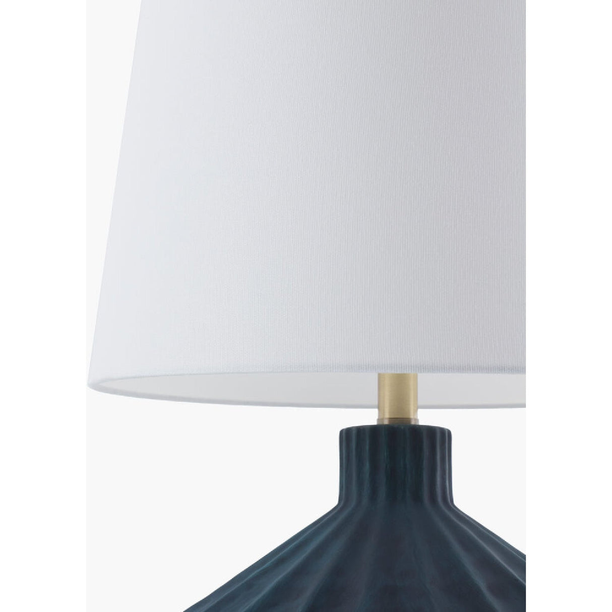 Modern European furniture - Fluted Ceramic Accent Table Lamp - www.oroa.com