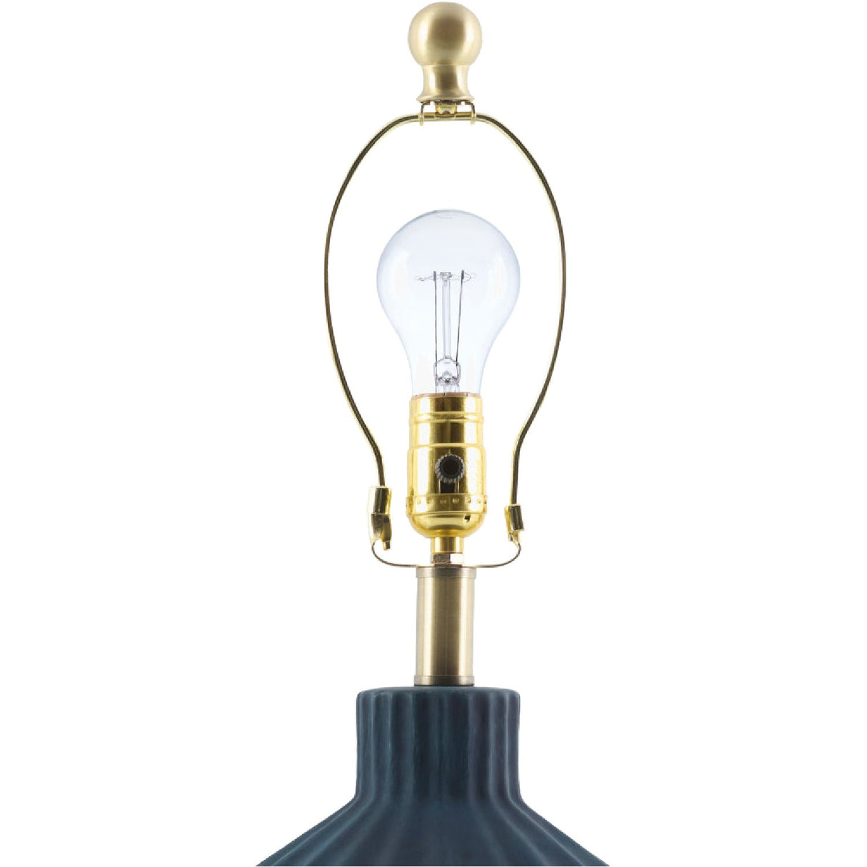 Modern European furniture - Fluted Ceramic Accent Table Lamp - www.oroa.com