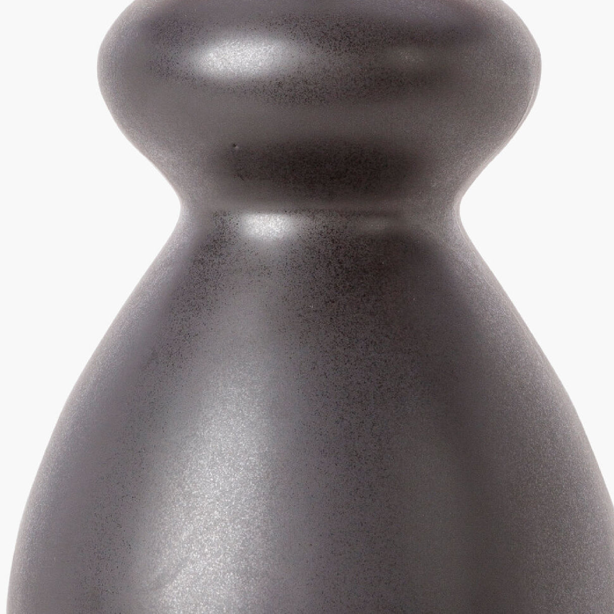 Modern European furniture - Glazed Black Ceramic Table Lamp - www.oroa.com