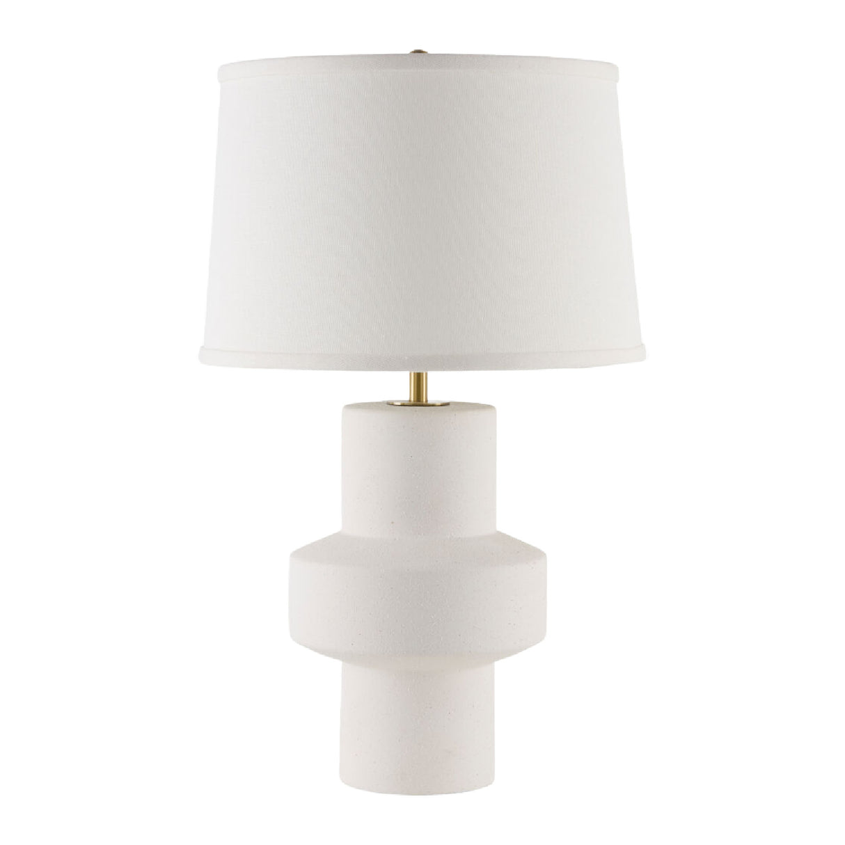 White Ceramic Modern Table Lamp | Oroa.com