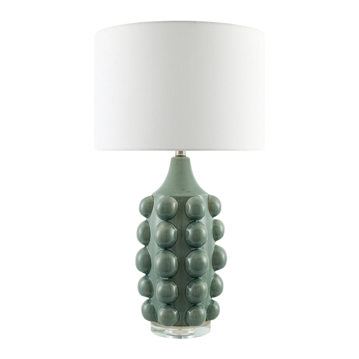 Modern European furniture - Bobbled Ceramic Accent Table Lamp - www.oroa.com