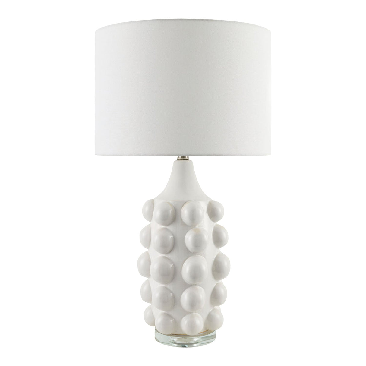 Modern European furniture - Bobbled Ceramic Accent Table Lamp - www.oroa.com