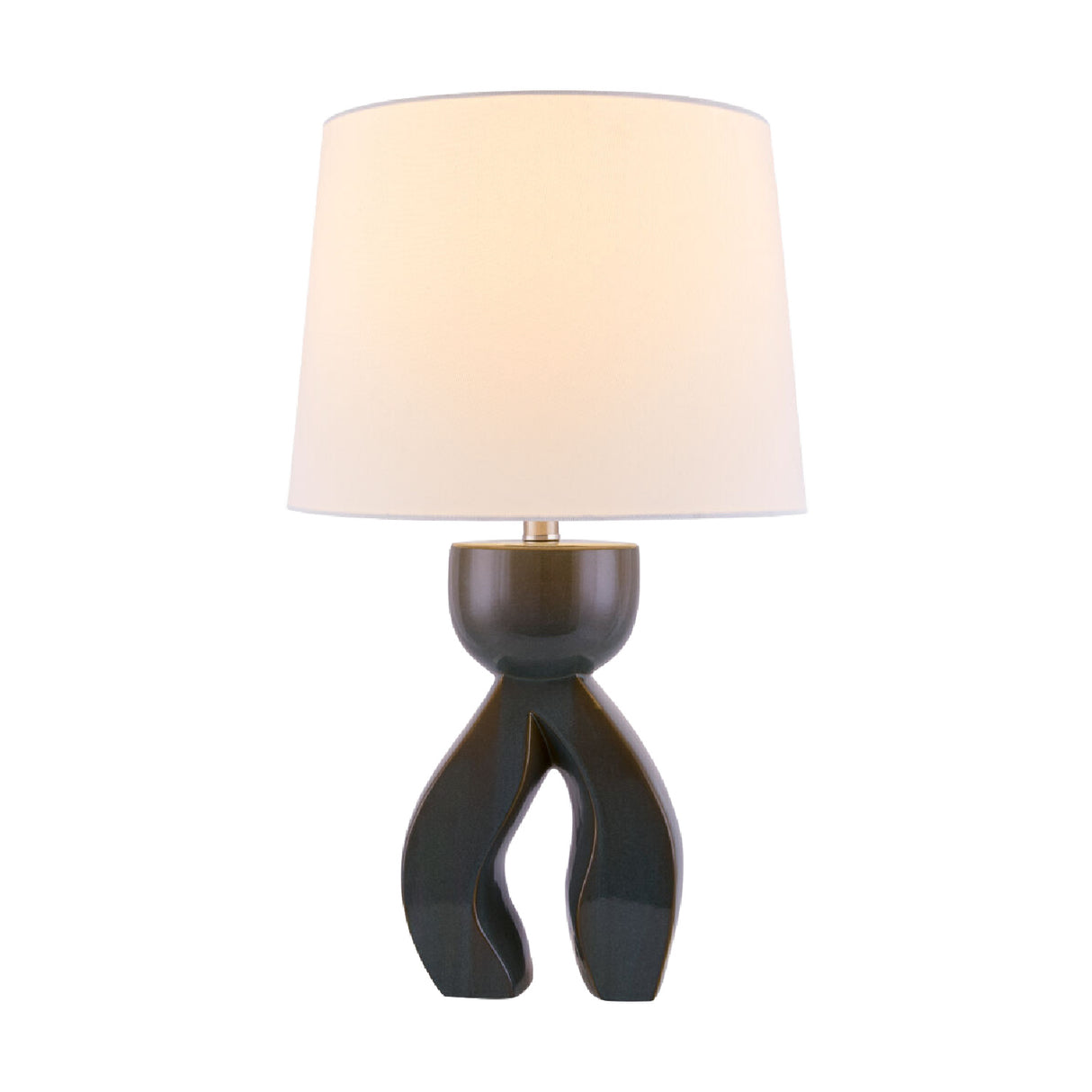 Glazed Green Ceramic Table Lamp | Oroa.com