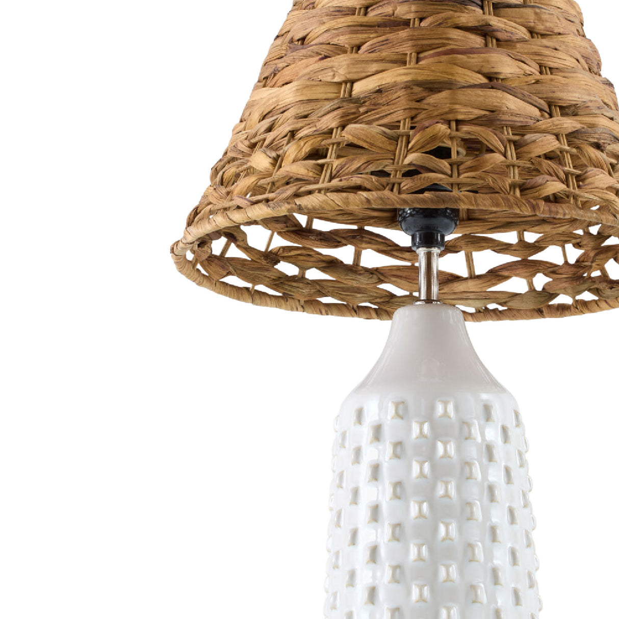 Modern European furniture - Braided Seagrass Table Lamp Set (2) - www.oroa.com