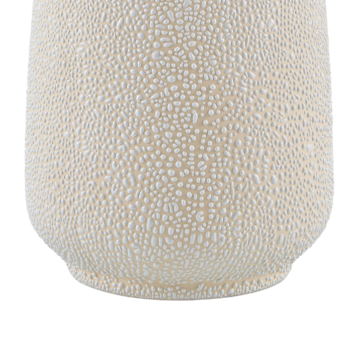 Glazed White Ceramic Table Lamp | Oroa.com