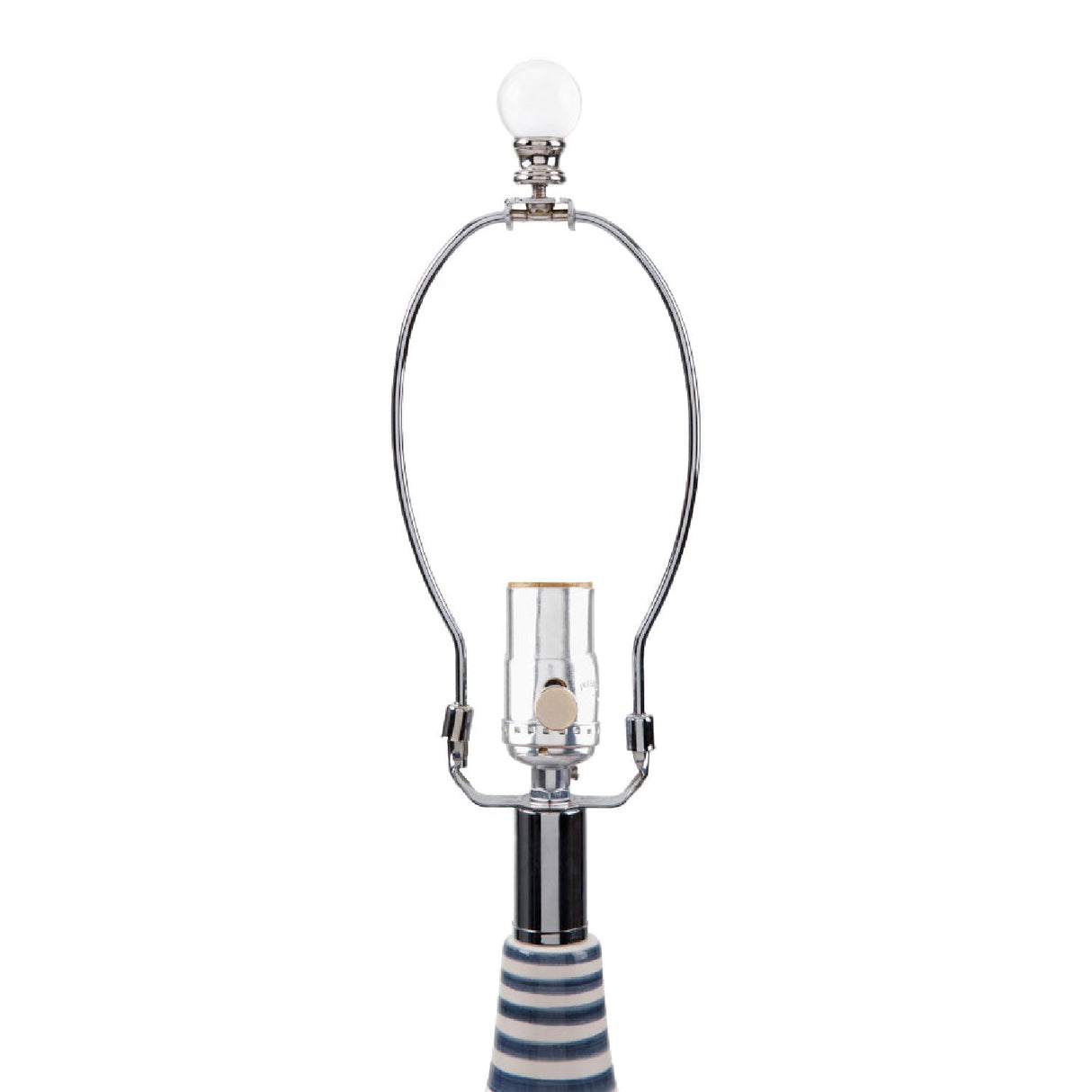 Modern European furniture - Navy Stripes Ceramic Table Lamp - www.oroa.com