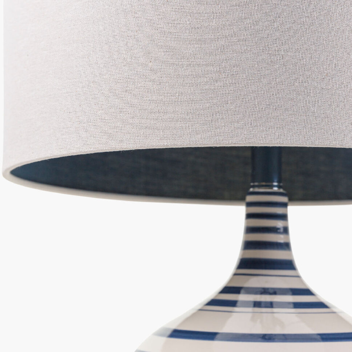 Navy Stripes Ceramic Table Lamp | Oroa.com