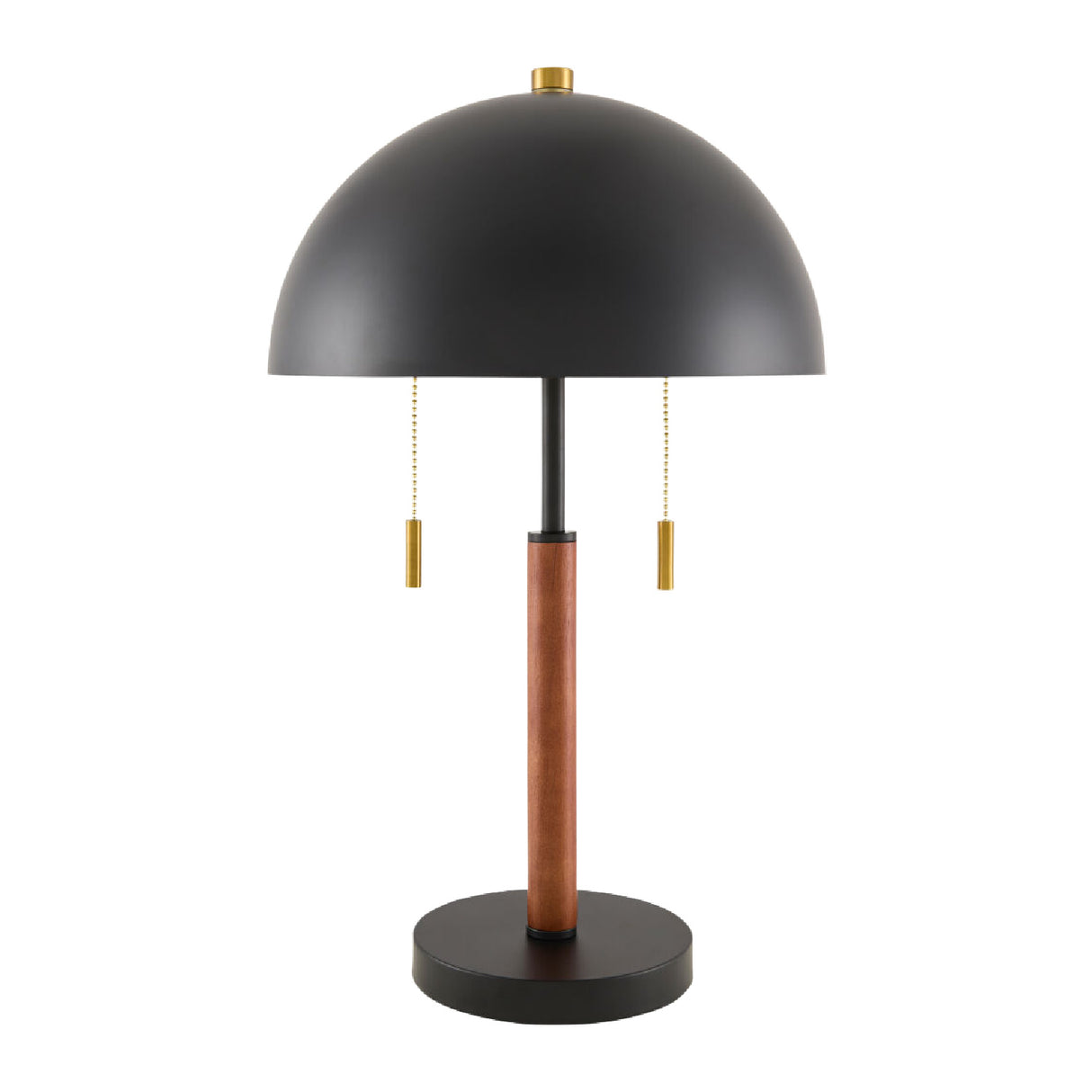 Modern European furniture - Black Metal Dome Table Lamp - www.oroa.com