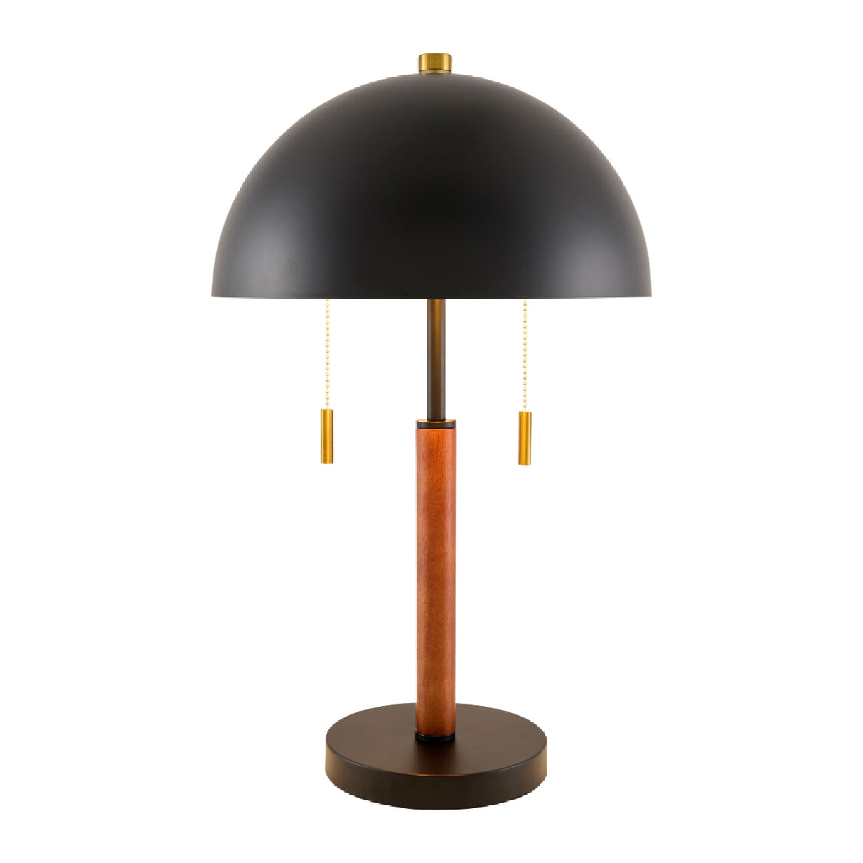 Modern European furniture - Black Metal Dome Table Lamp - www.oroa.com