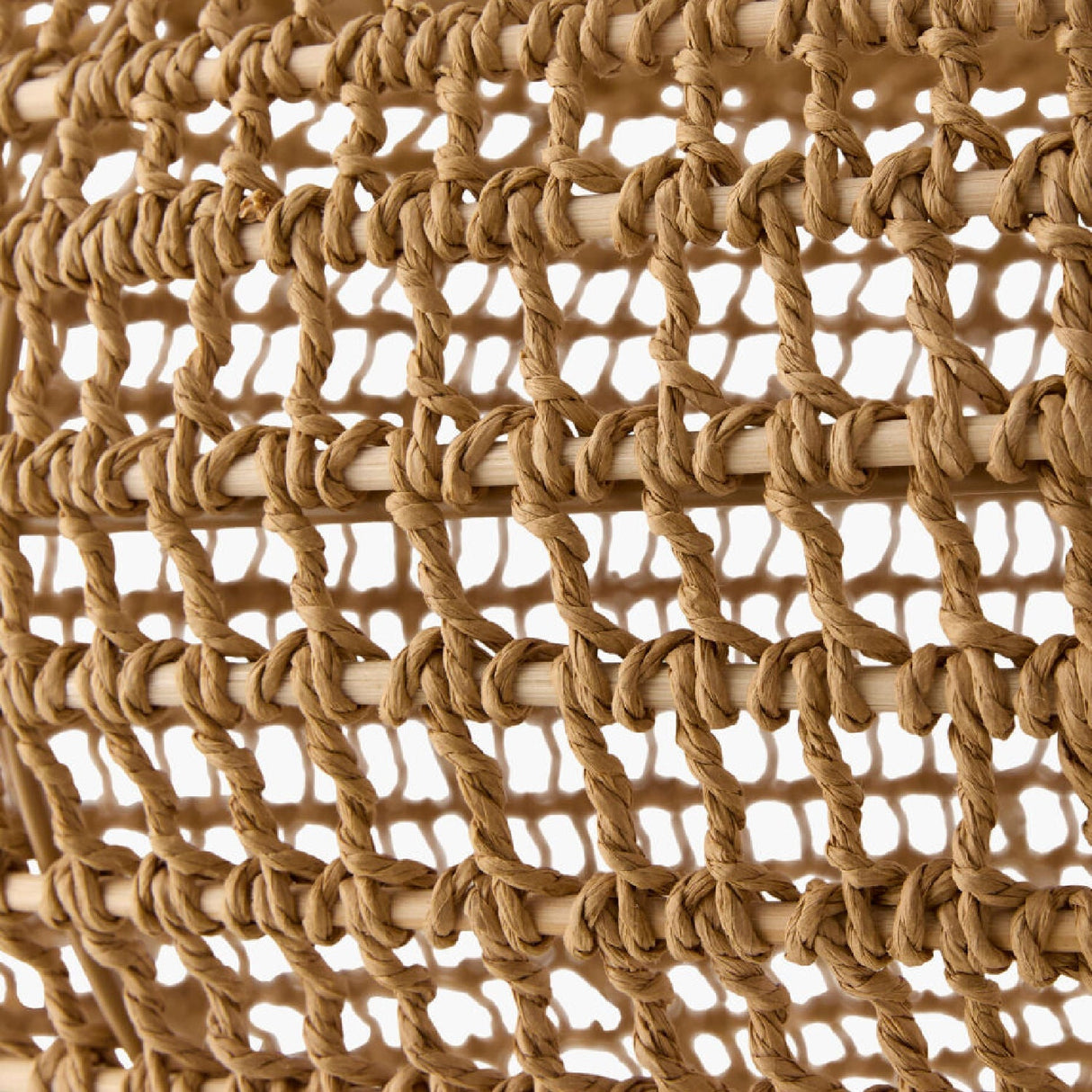 Modern European furniture - Brown Woven 2-Tier Pendant Lamp - www.oroa.com