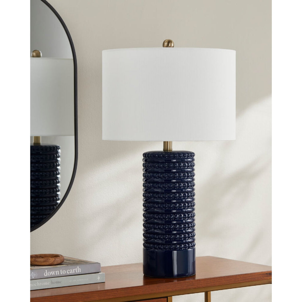 Modern European furniture - Glazed Ceramic Accent Table Lamp - www.oroa.com