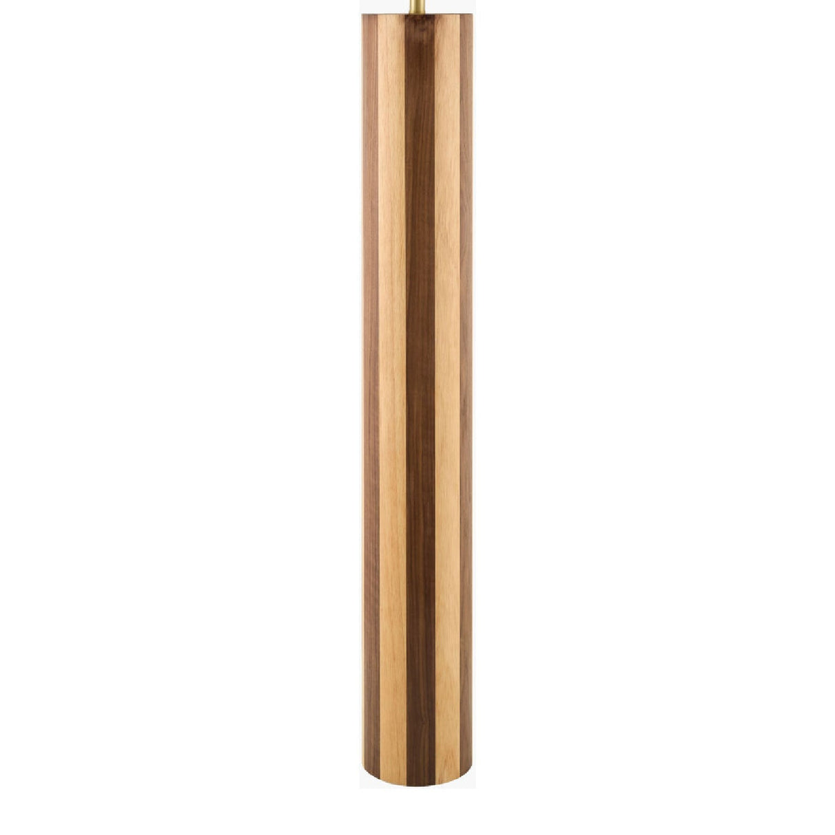 Modern European furniture - Brown Stripes Wooden Floor Lamp - www.oroa.com