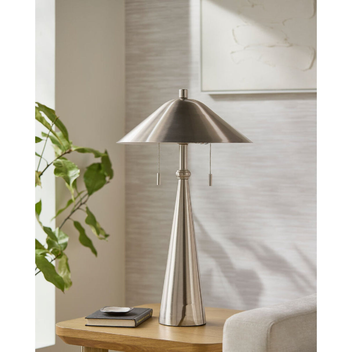 Modern European furniture - Silver Accent Table Lamp - www.oroa.com