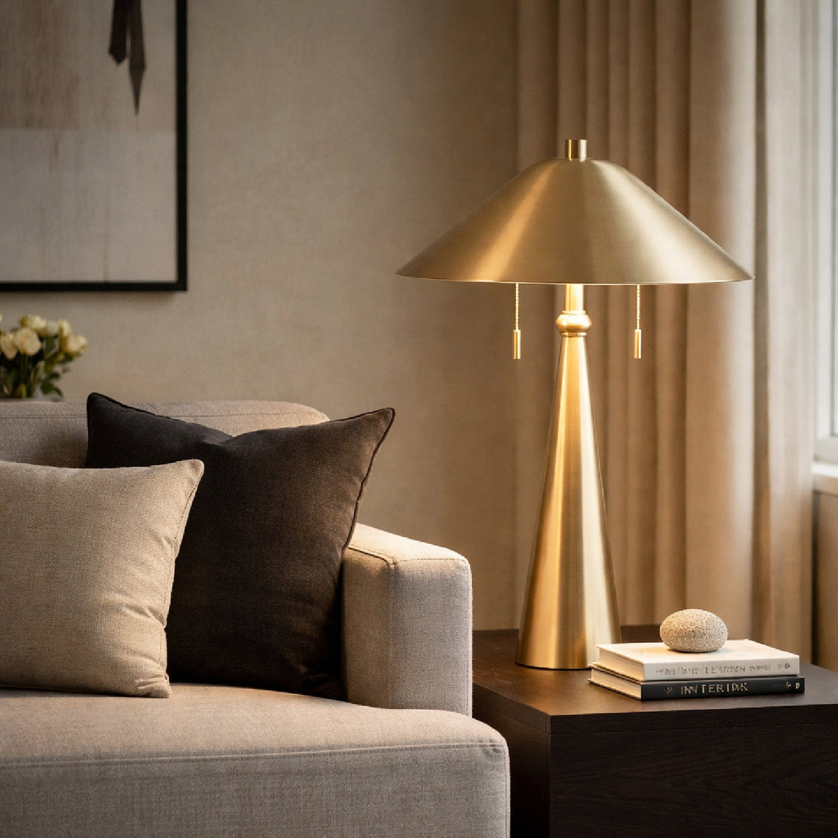 Modern European furniture - Silver Accent Table Lamp - www.oroa.com