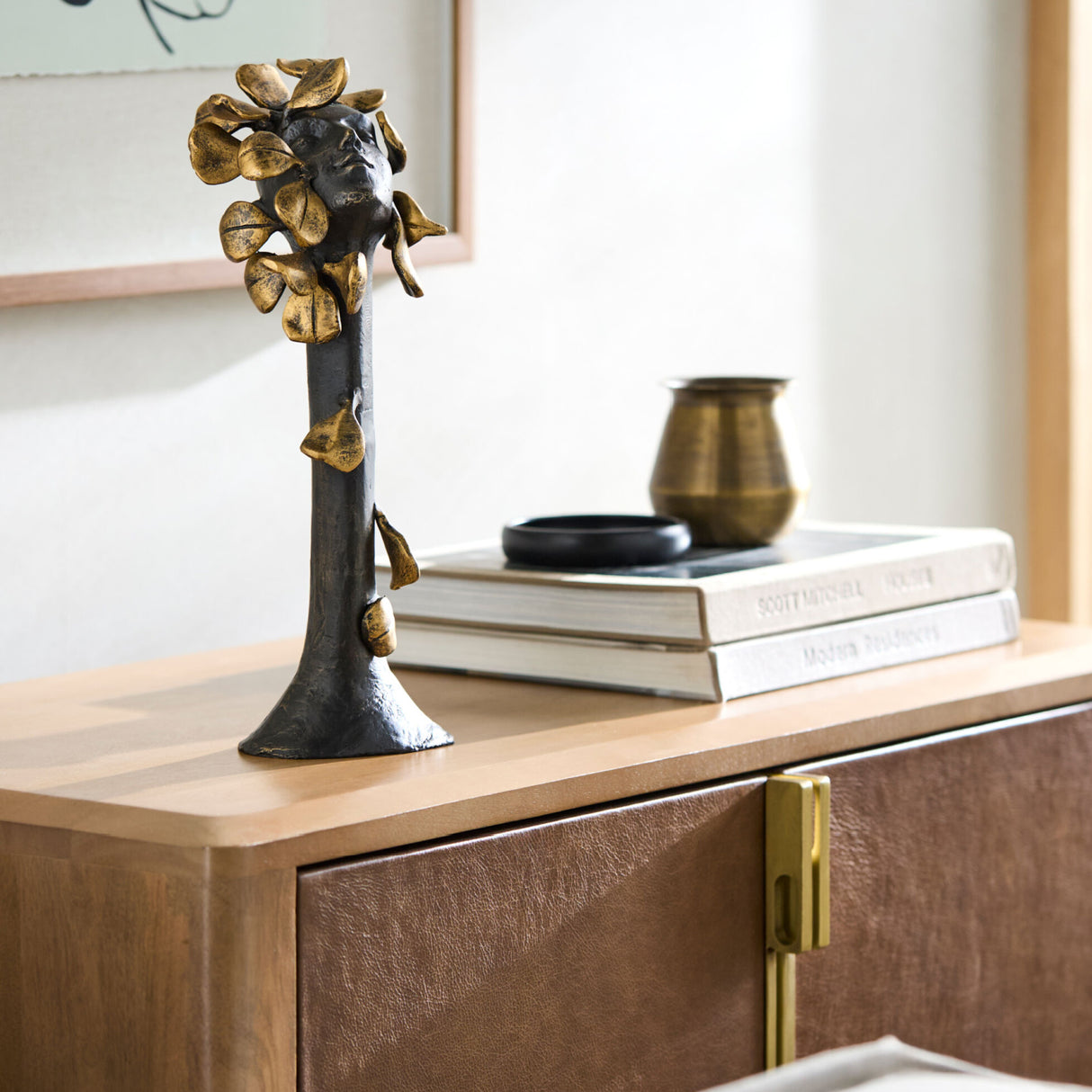 Modern European furniture - Bronze Antiqued Sculpture - www.oroa.com