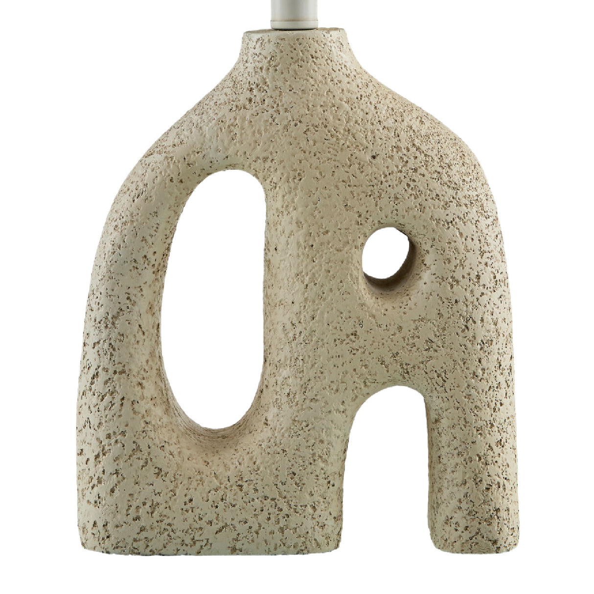 Modern European furniture - Abstract Carved Base Table Lamp - www.oroa.com