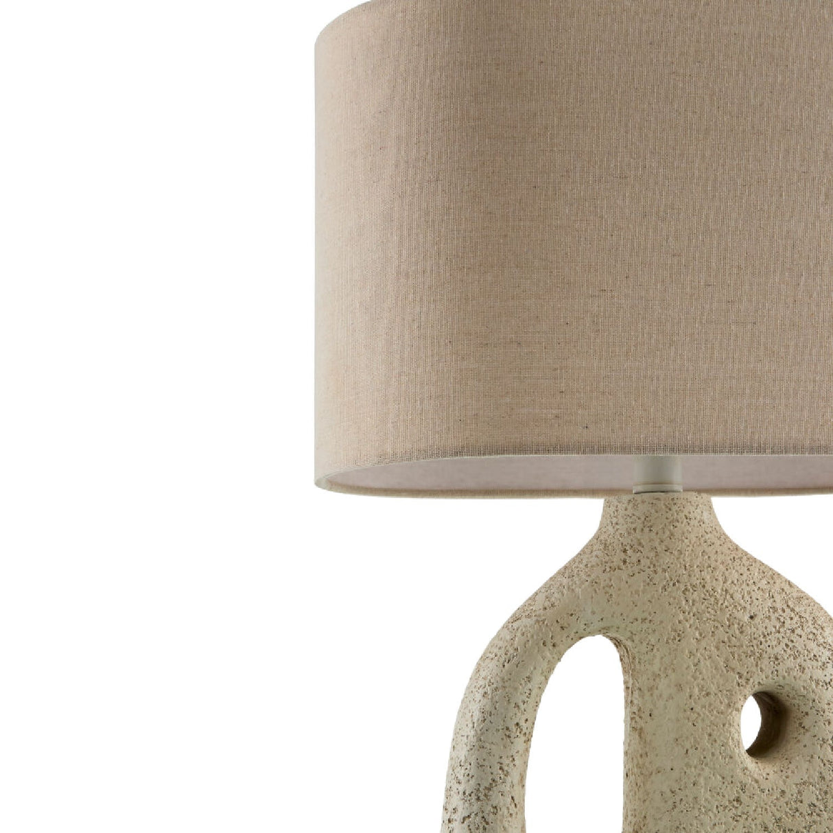 Modern European furniture - Abstract Carved Base Table Lamp - www.oroa.com