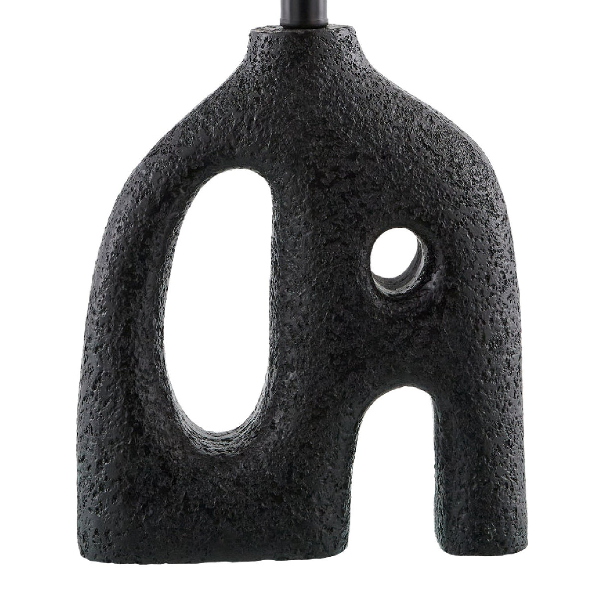 Modern European furniture - Abstract Carved Base Table Lamp - www.oroa.com