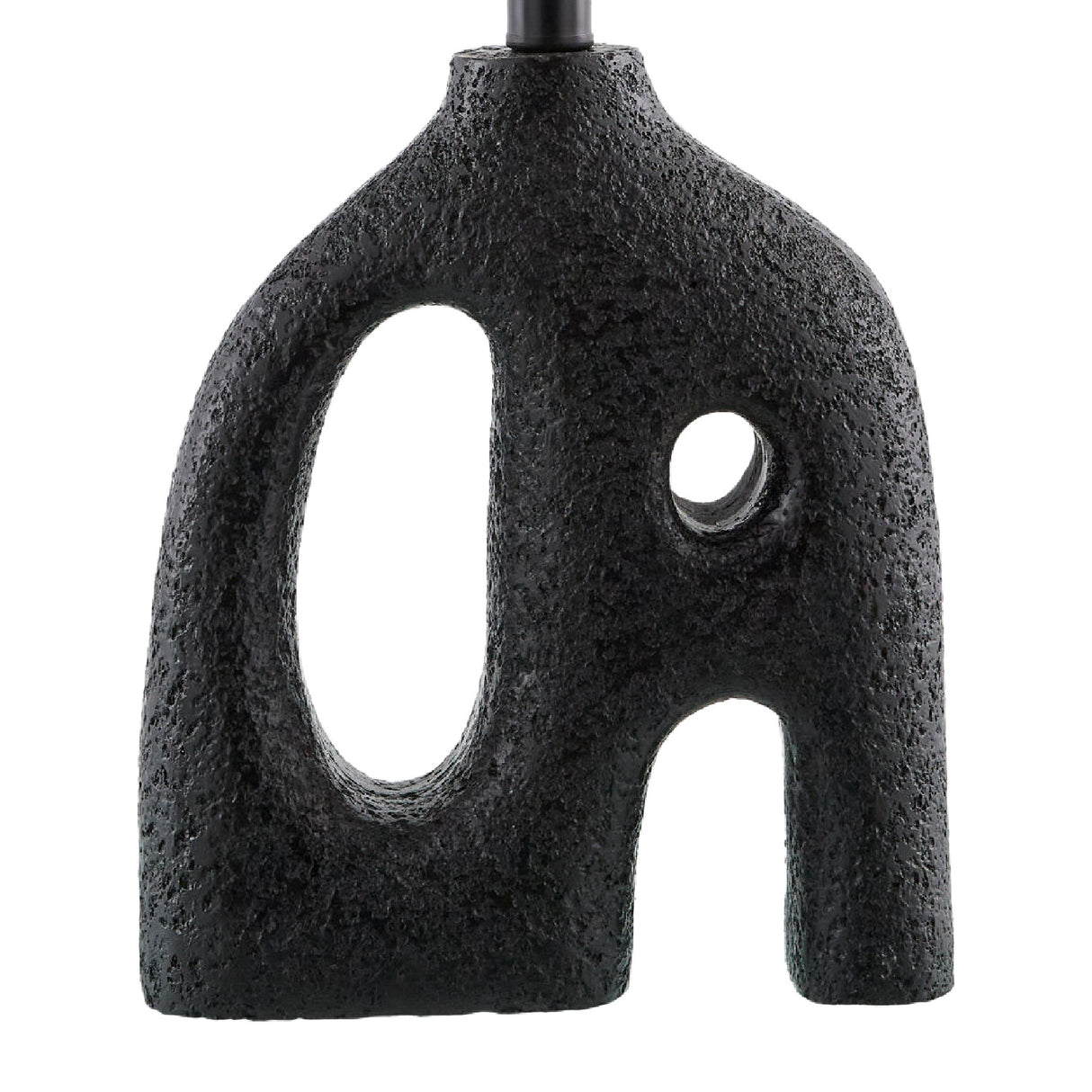 Modern European furniture - Abstract Carved Base Table Lamp - www.oroa.com