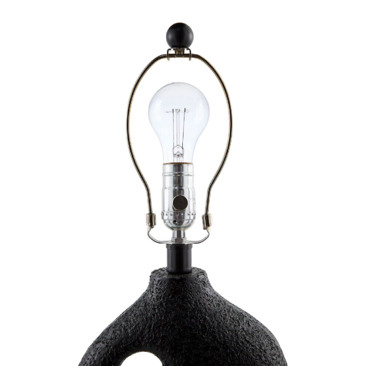 Modern European furniture - Abstract Carved Base Table Lamp - www.oroa.com