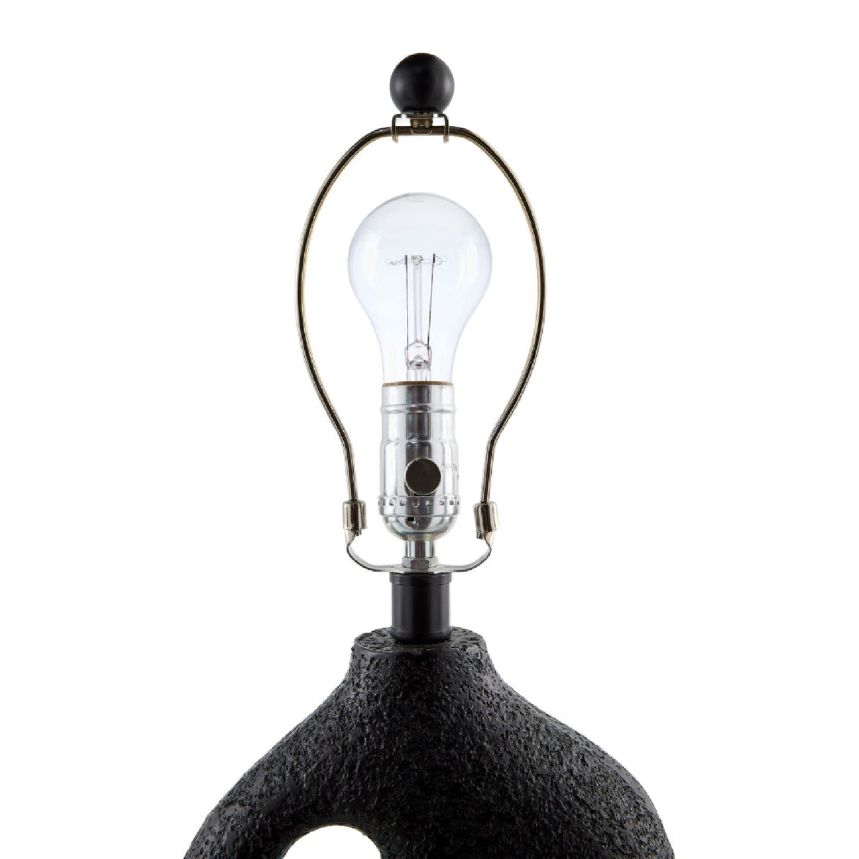 Modern European furniture - Abstract Carved Base Table Lamp - www.oroa.com
