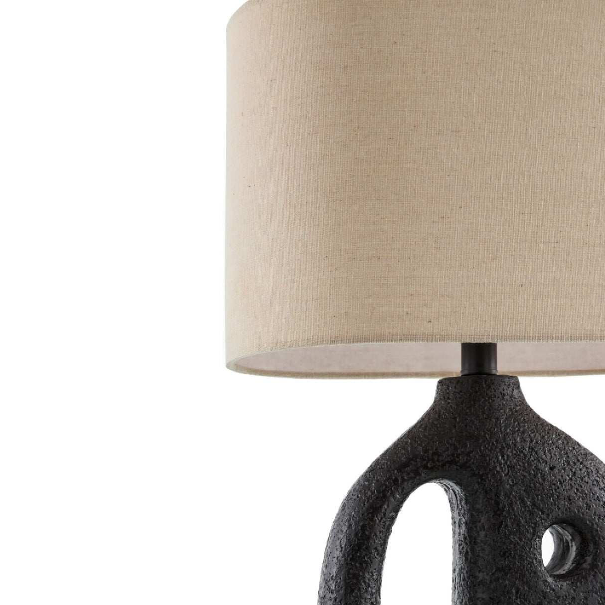 Modern European furniture - Abstract Carved Base Table Lamp - www.oroa.com