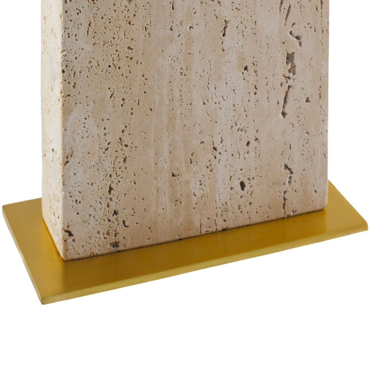 Modern European furniture - Beige Arched Travertine Table Lamp - www.oroa.com